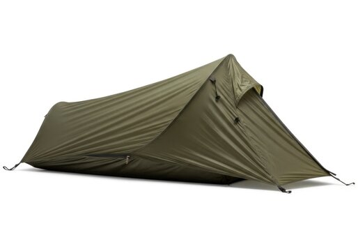 Olive green waterproof camping tent.
