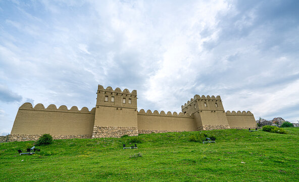 Scenic views of the archaeological remains and monumental stone walls of Hattuşa (Hattusha),  located in Boğazkale, &Ccedil;orum, this sprawling site was the fortified capital city of the Hittite Empire duri
