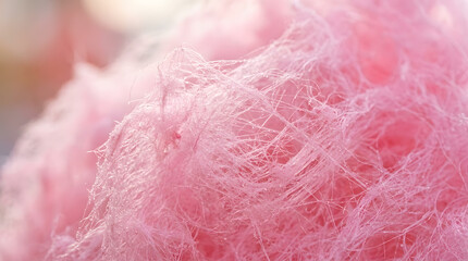Fototapeta premium Soft pink fluffy texture in close-up view with delicate fibers and gentle lighting