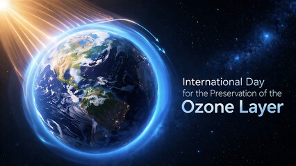 Fototapeta premium International day for the preservation of the ozone layer