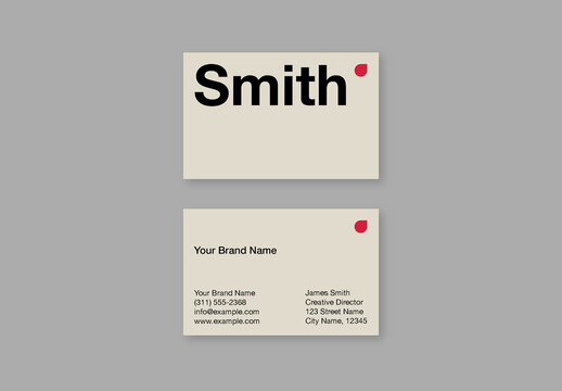 Simple Business Card Layout
