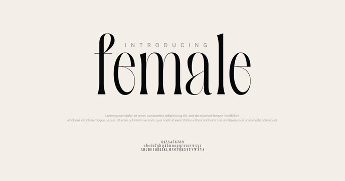 Elegant luxury logo alphabet letters font. Typography luxury classic lettering serif fonts decorative vintage retro logos and number. vector illustration