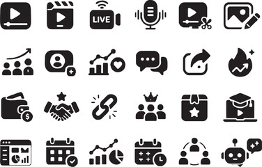 Fototapeta premium Modern creator economy solid ...