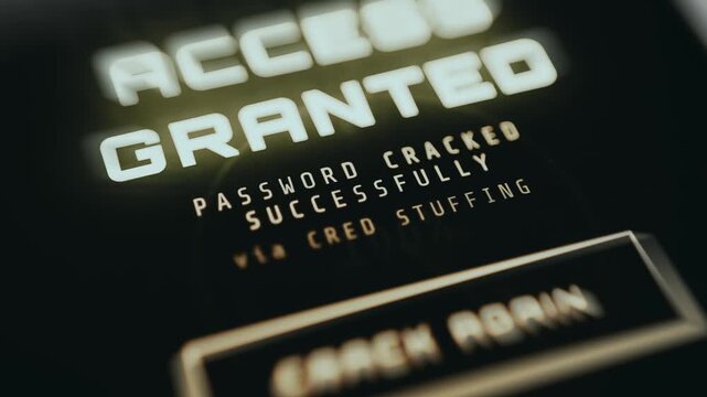 Access Granted to account using a credential stuffing technique
