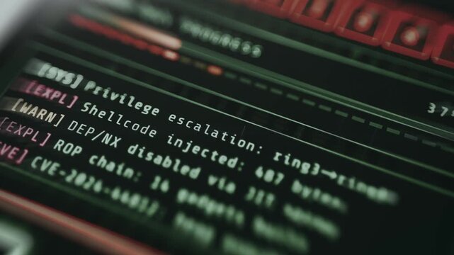 User initiates an attack using Zero-Day CVE Exploit