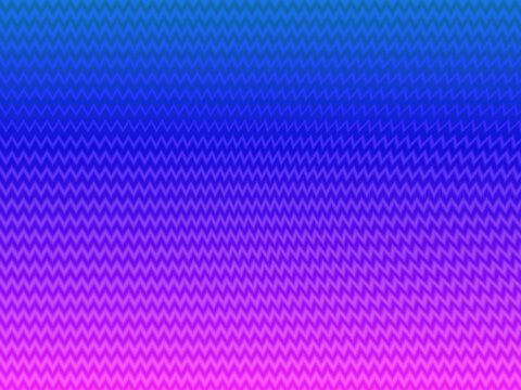 Stereo pictures,stereogram,3D Pictures,Magic Eye. Gradient knit pattern with blue and pink zigzag design  