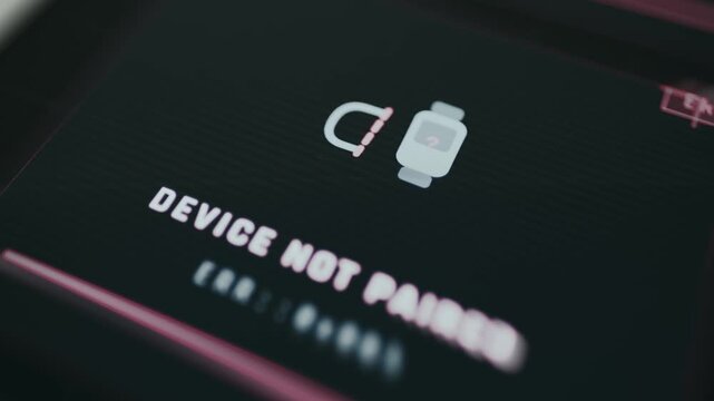 Device not paired animated icon