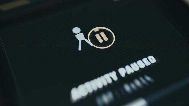 Animated UI icon indicating Activity Paused