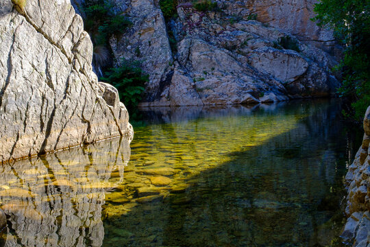 Piscine naturali del Rio Pitriscioni, Monte Nieddu, Gallura, Sardegna