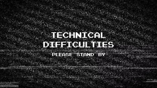 Technical Difficulties Screen Television