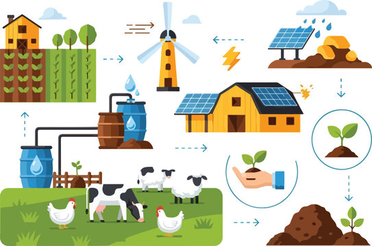 Sustainable Farming and Renewable Energy Ecosystem.