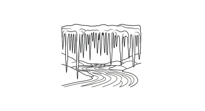 Iceberg Melting on Railway Tracks Slowly.