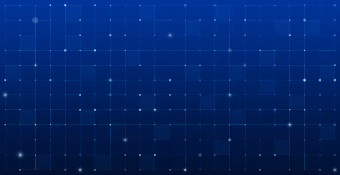 Sci fi HUD grid digital screen background. Futuristic blue tech radar blueprint pattern vector. Interactive cyber game UI dashboard virtual reality data interface panel.
