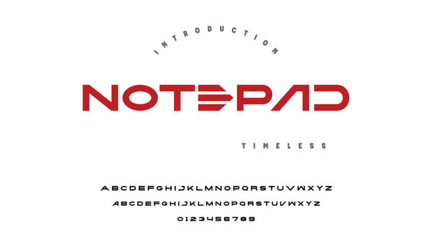 Modern Sports tech font typography. MINIMAL vector typeface for a company. Minimal gaming fonts for logo design. Abstract minimal future alphabet fonts. simple typography sport future creative  