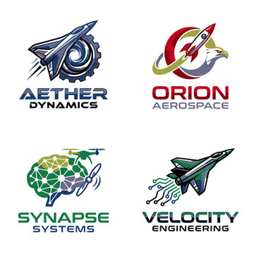 Rocket Space Logos and Brands.
