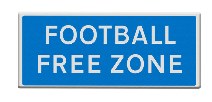 Sign Football Free Zone.
PNG file