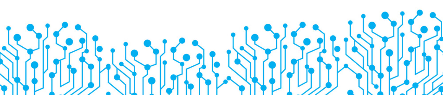High Tech Digital Binary Code Grid Background Banner
