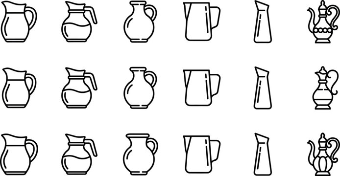 Dress Icon Illustration Featuring Fashion and Apparel Scenes in Vector Artwork
