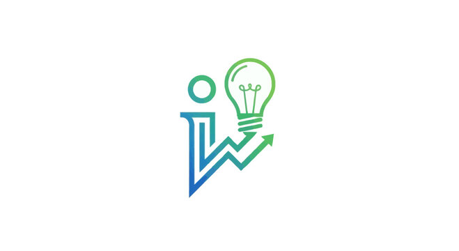 Innovation Idea Light Bulb Icon Symbol.