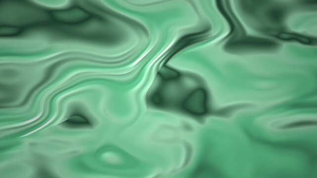 Vibrant Forest Cyan Green Marble Fluid Art Abstract Background