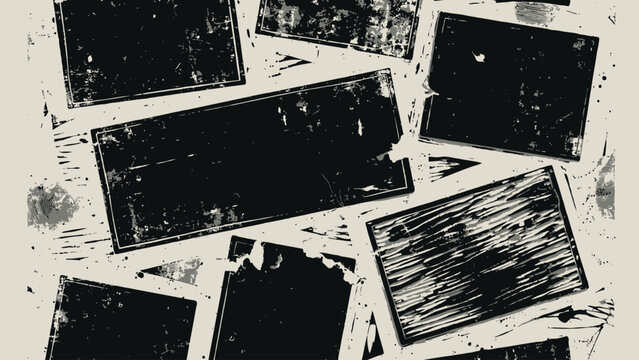 Linocut letterpress printmaking texture blocks