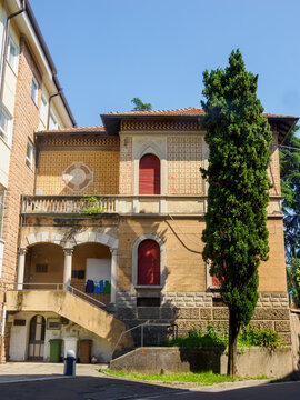Historic villa along Via Ugo Foscolo in Tradate, Varese province, Italy