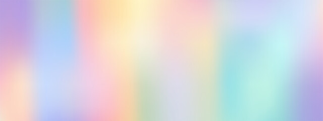 Fototapeta na wymiar Holographic chrome texture background with glowing pastel light and futuristic iridescent shine.