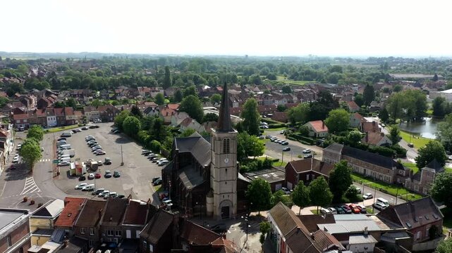 Drone - Eglise de Valenciennes