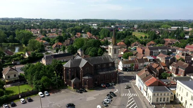 Drone - Eglise de Valenciennes