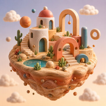 Surreal Mini Desert World
