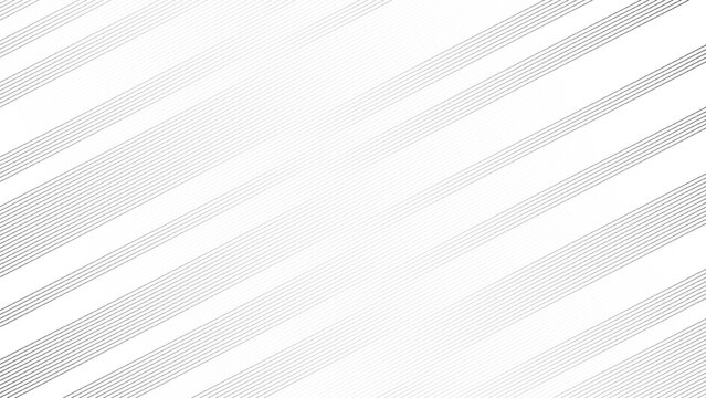Abstract white background with diagonal gradient gray lines. Minimalist pattern with parallel stripes. Geometric texture for business presentation, graphic design, web interface. Vector illustration