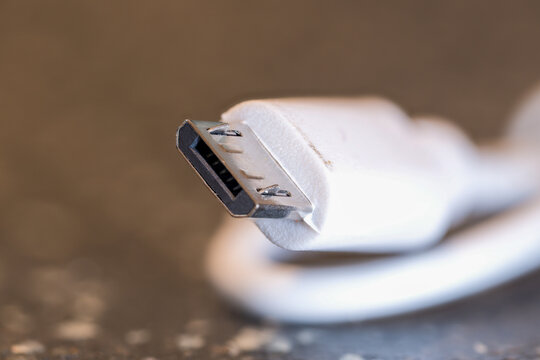 Makroaufnahme eines USB-Steckers