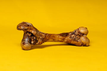 Fototapeta premium Premium Pet Supply: Closeup of Delicious Giant Calcium Bone
