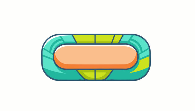 Colorful capsule shaped medical pill.