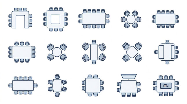 Assorted Electronic Chip Package Types and Footprints