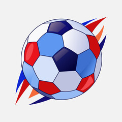 Fototapeta premium Football Speed Motion Vector Design