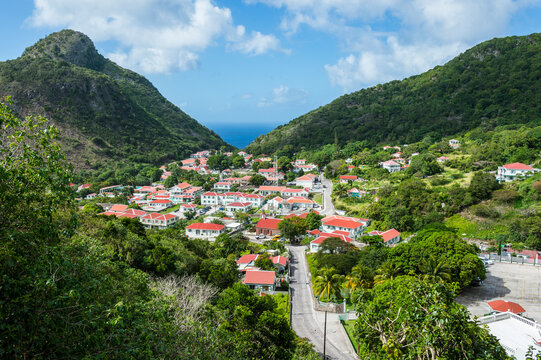 Caribbean, Netherland Antilles, Saba, The Bottom