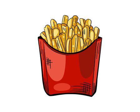 French Fry vector illustration 