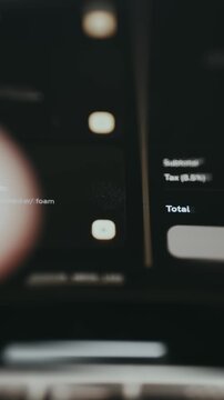 User taps the New Order button to initiate a new purchase request