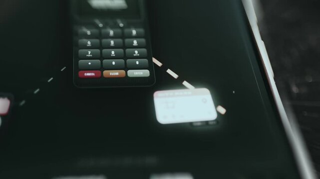 Transit pass contactless payment at public transport terminal