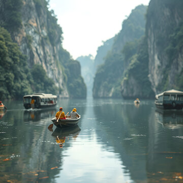 Kapel kecil di tepi danau