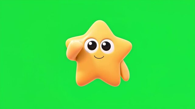 Friendly Star Mascot Illustration
