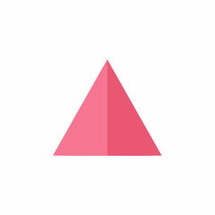 Fototapeta premium Pink Triangle Geometric Shape