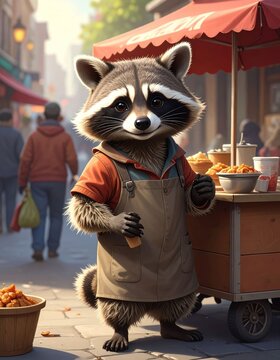 Raccoon vendor