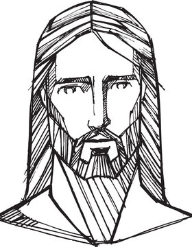 Serene face of Jesus