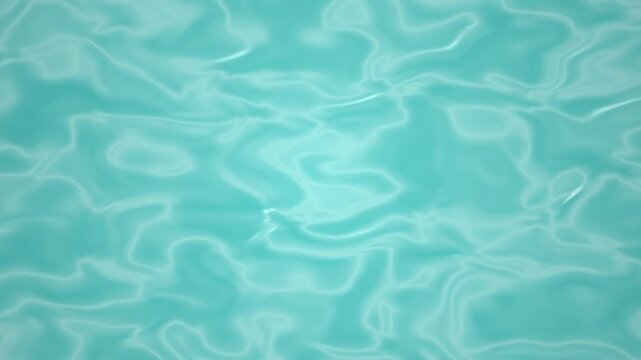 Vibrant Abstract Fluid Water Surface with Cyan Red Caustics