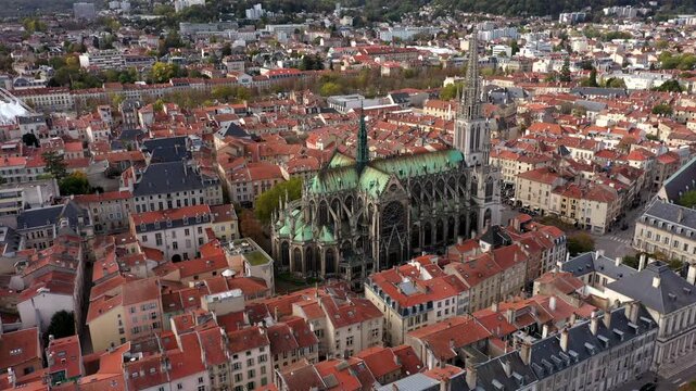 Drone - Basilique Saint-Epvre &agrave; Nancy