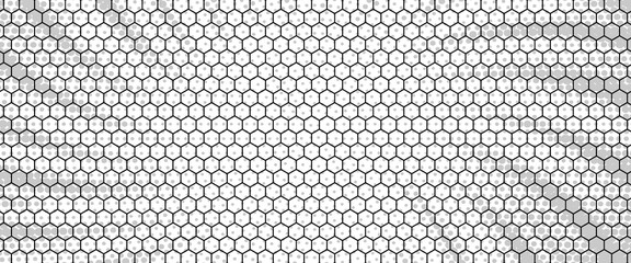 Fishing or soccer net. Repeated hexagon pattern. Black wired mesh texture isolated on white background. Metallic or fabric fence, cage or lattice structure. Vector graphic Illustration. © Sukriaydi Achmad