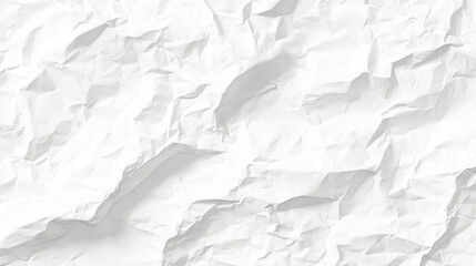 Transparent png of white crumpled paper texture with wrinkled creased surface overlay effect blank sheet background vector illustration for vintage grunge design and artistic backdrop perfect folded © Anna Nasiedkina