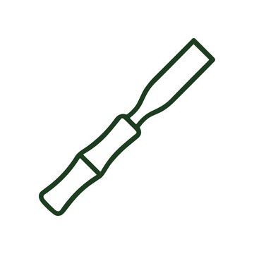 Detailed illustration of a chisel tool.